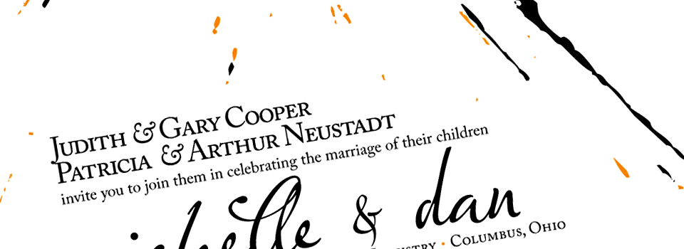 Neustadt Cooper Wedding Invitation